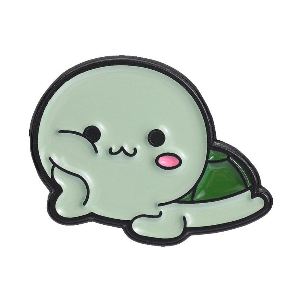 Pinori - Simple Turtle Character Decorative Pin