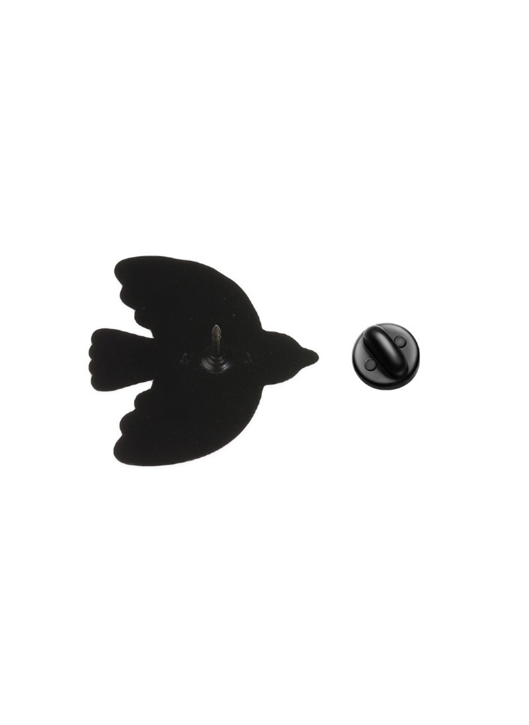 Pinori - Dove Brooch Badge, Cute Cartoon Peace Dove Pin