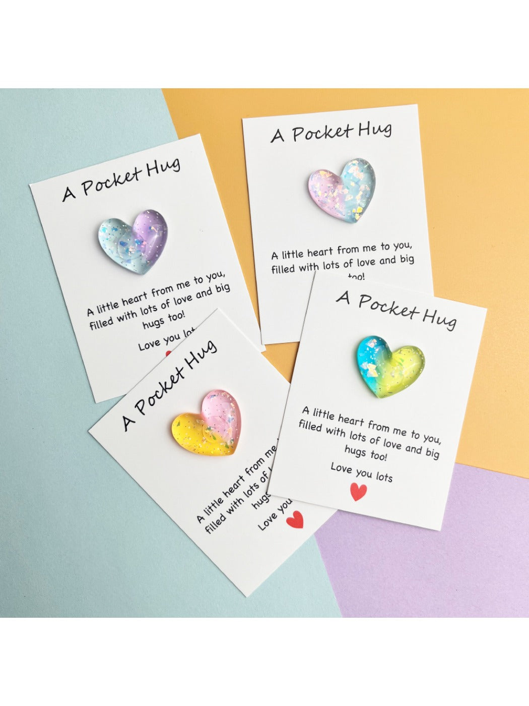 Taphug - Pocket Hug 8 Color Gradient Hearts