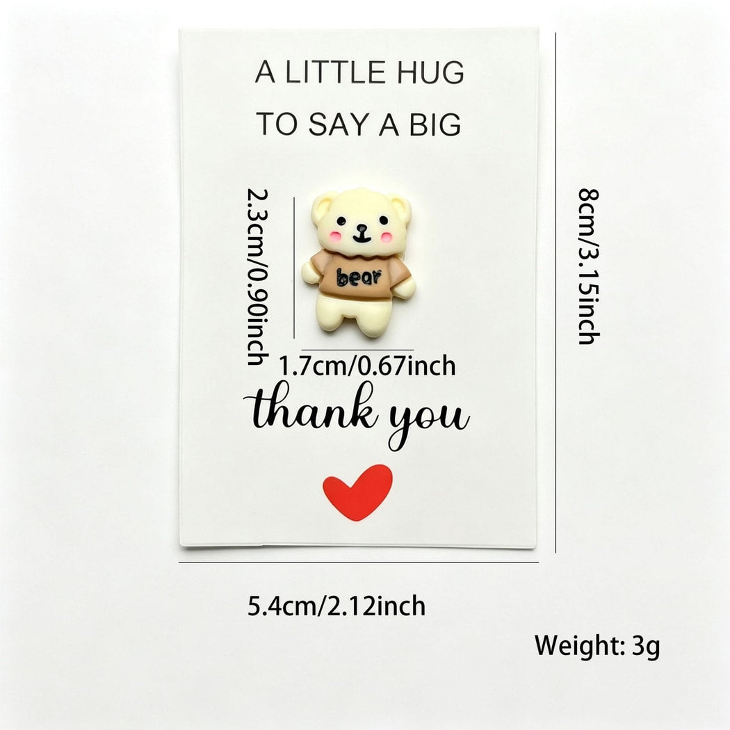Taphug - Bear Pocket Hug Thank You Keepsake