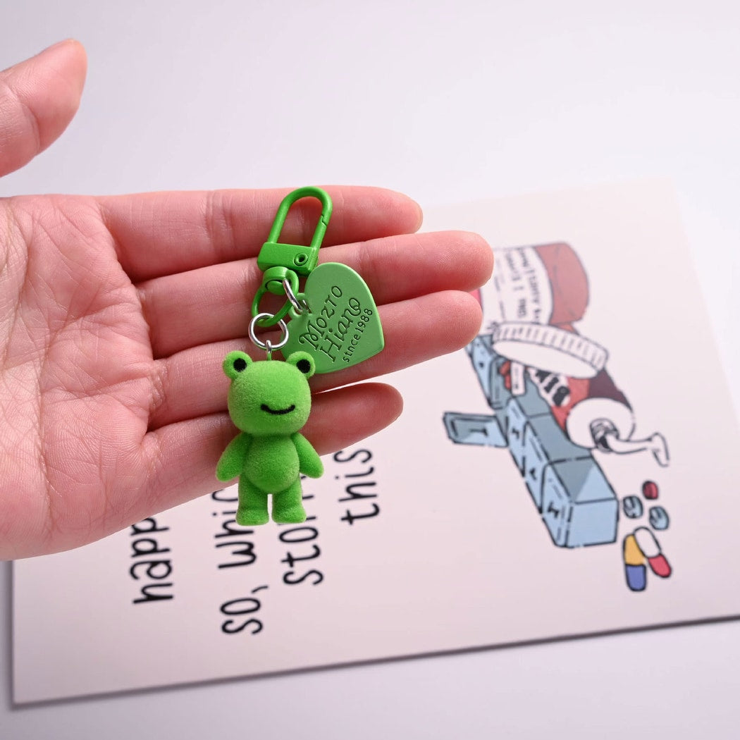 Taphug - Pocket Hug Cartoon Frog Charm Keychain
