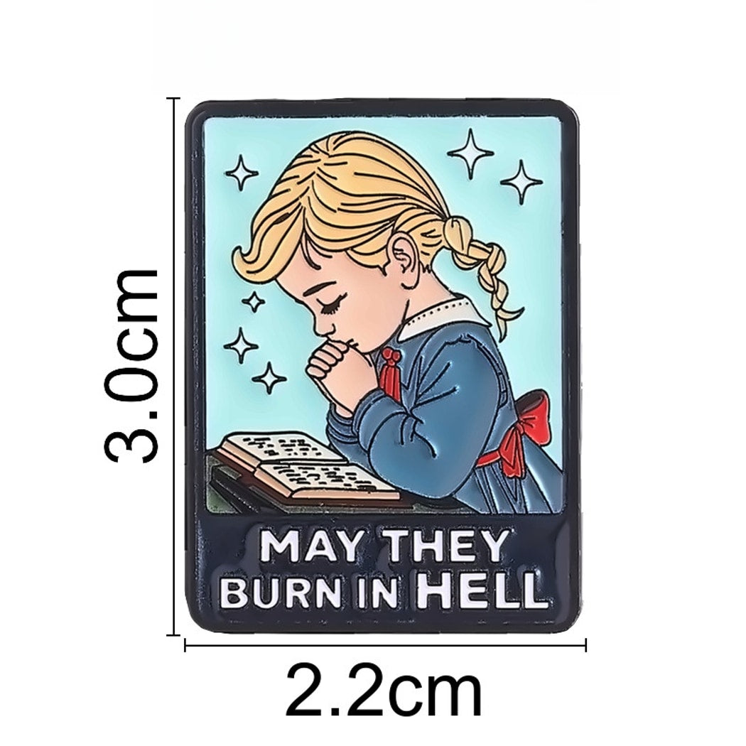 Pinori - Geometric Framed Graphic Character Pin