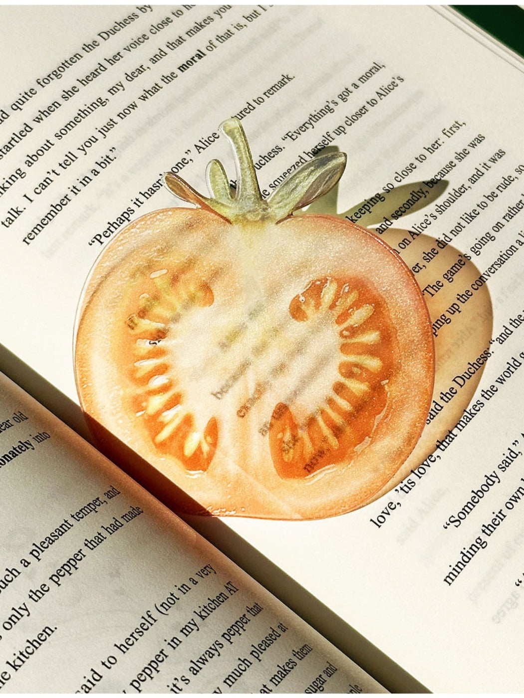 Markii - Cute Original Tomato Fruit Vegetable Acrylic Bookmark