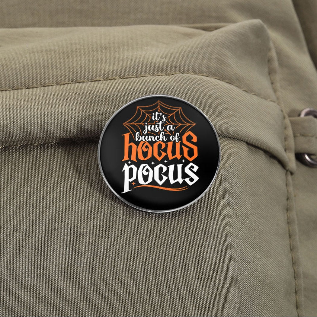 Pinori - Hocus Pocus Quote Round Decorative Pin
