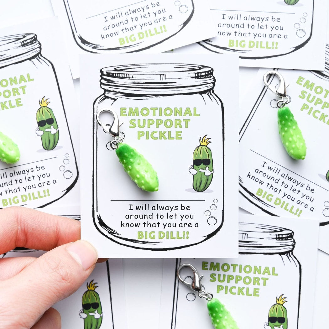 Taphug - Pocket Hug Cucumber Charm Keychain