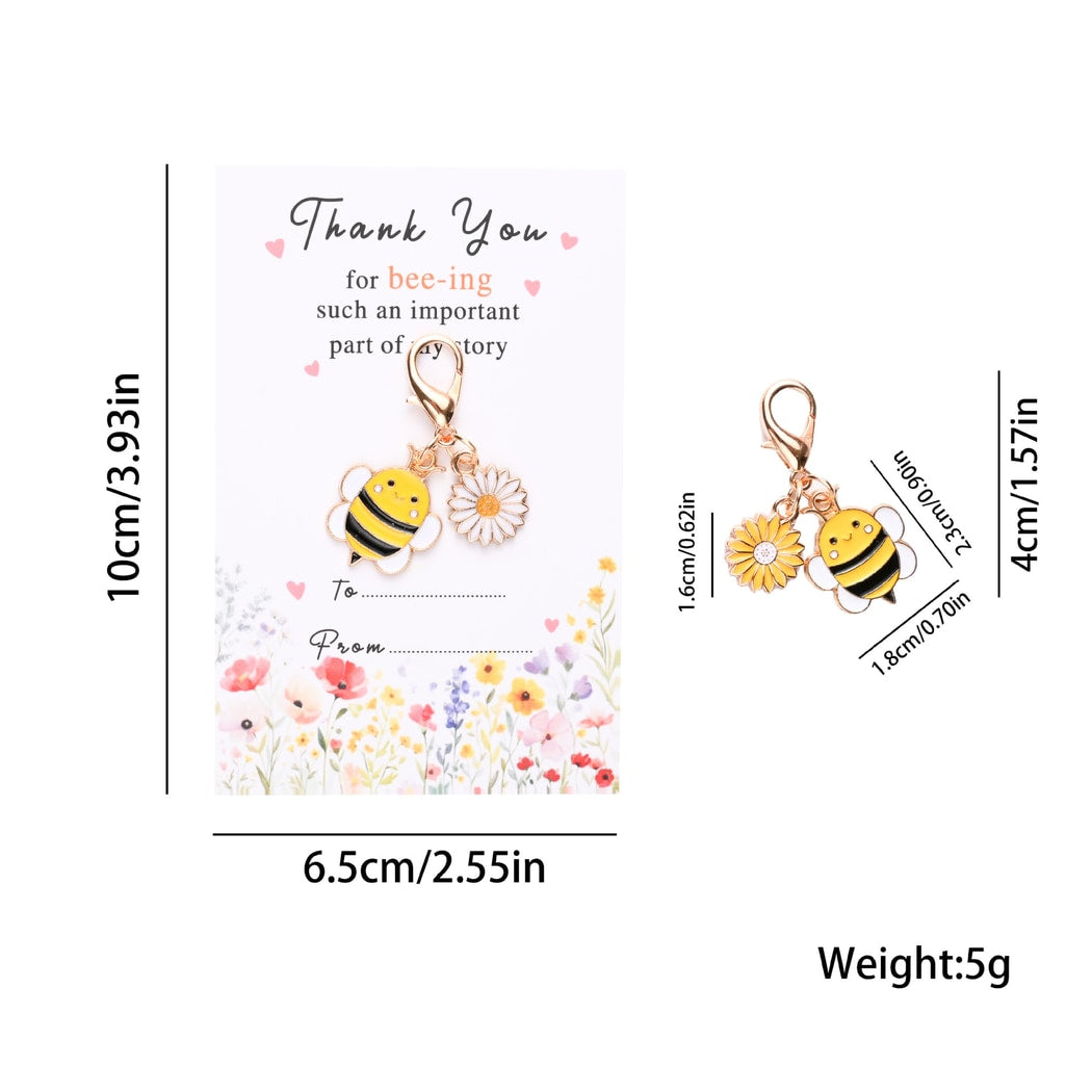 Taphug - Pocket Hug Smiling Bee Keychain