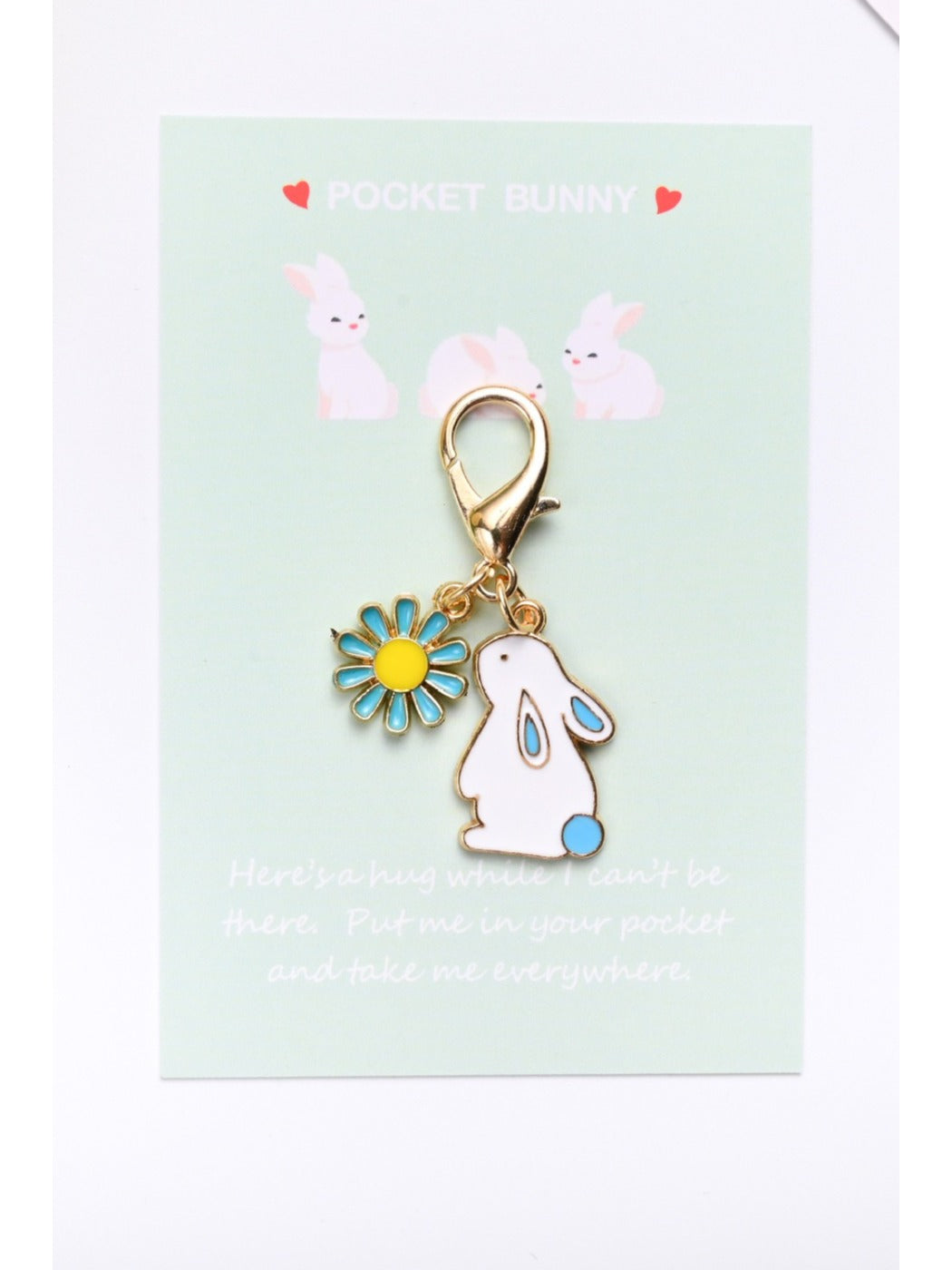 Himori - Adorable Rabbit Daisy Keyring keyring accessory view 7
