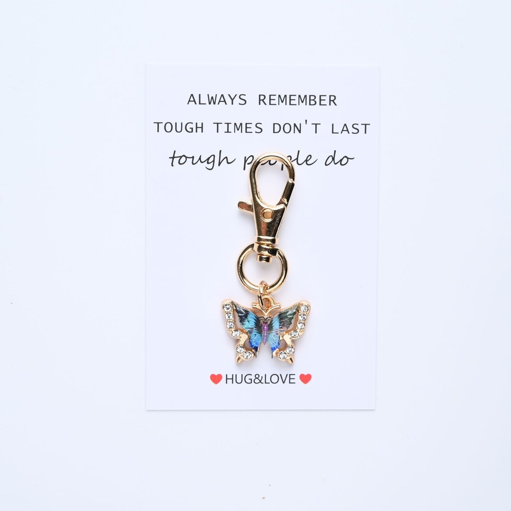 Taphug - Pocket Hug Gradient Butterfly Keychain