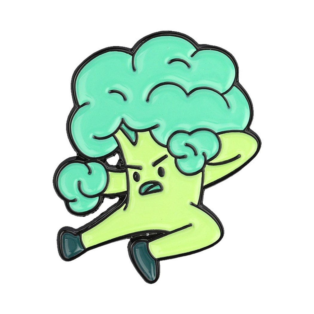 Pinori - Playful Vegetable Character Fashion Pin
