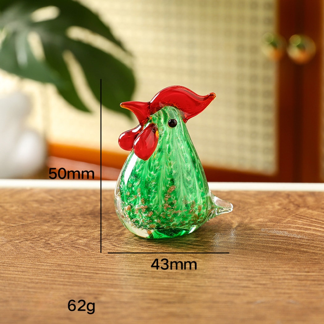 Glasira - Cute Animal Rooster Desk Ornament