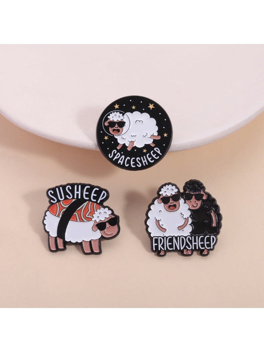 Pinori - Cool Sheep Brooch