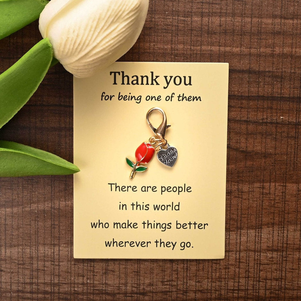 Taphug - Pocket Hug Sweet Tulip Charm Keychain