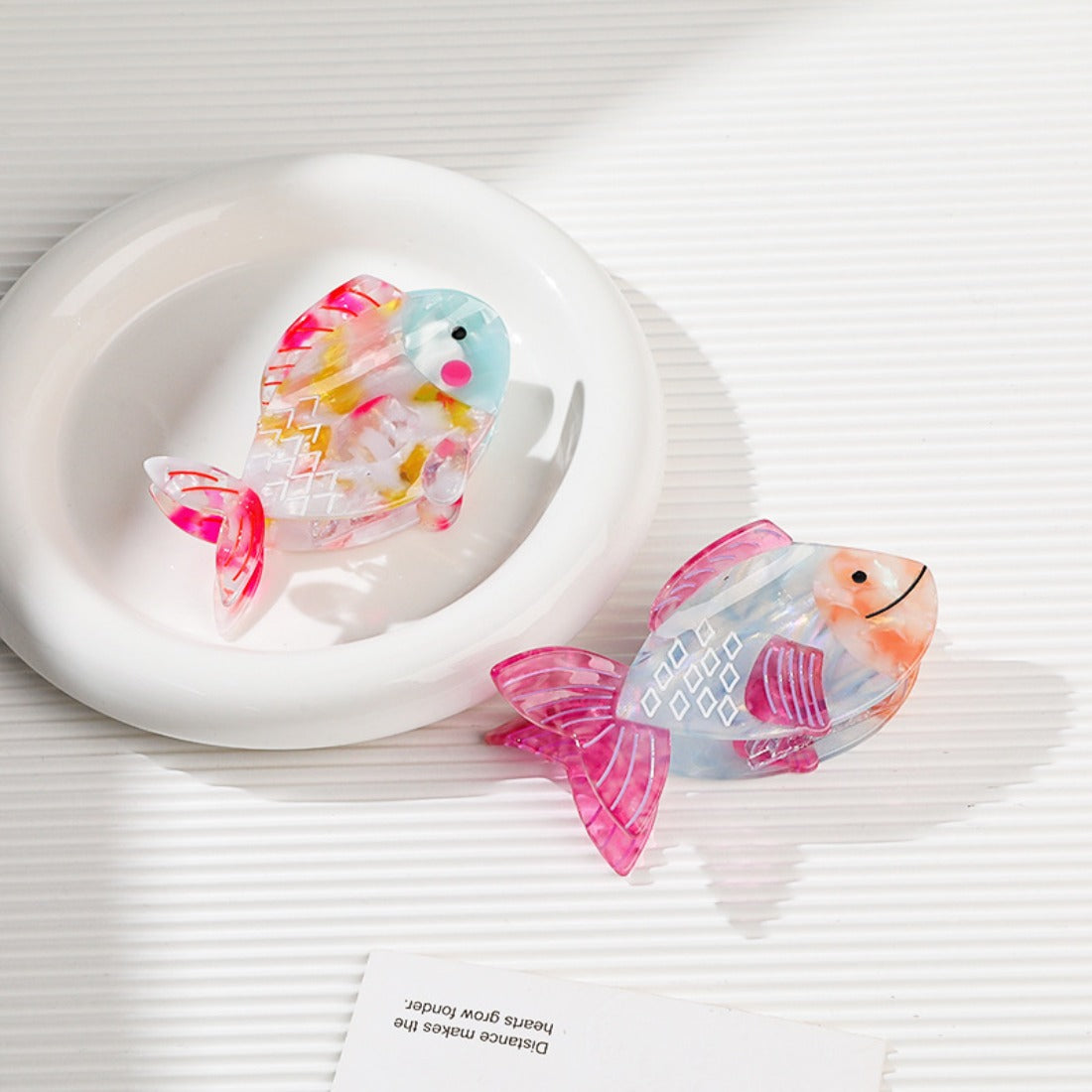 Cico - Cute Fish-Shaped Acetate Hair Clip