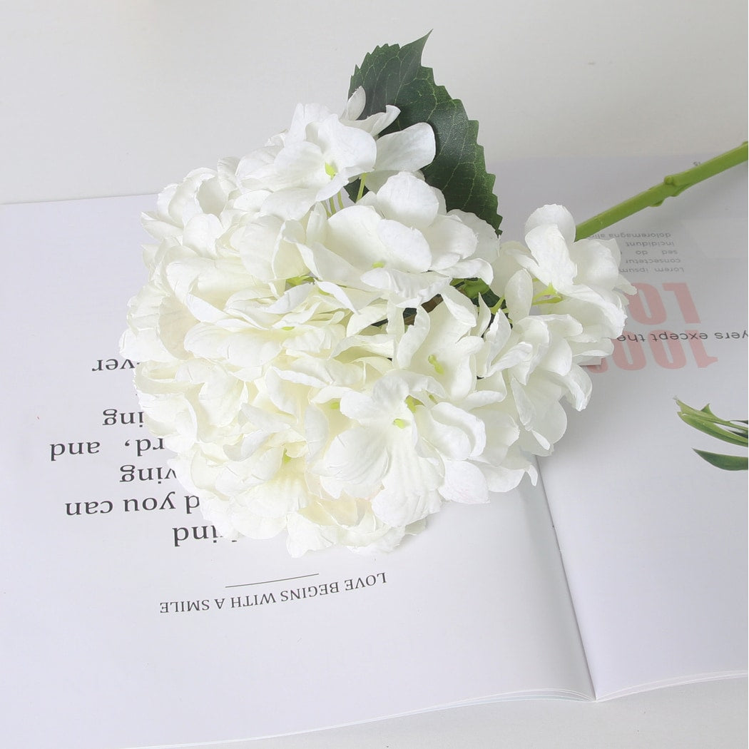 Roselle - Artificial Hydrangea Bouquet Single Stem