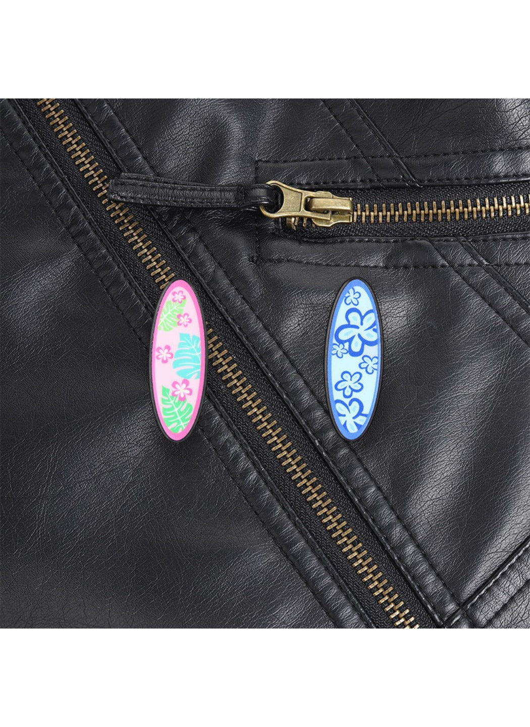 Pinori - Surfboard Brooch Badge, Cute Cartoon Surfboard Pin