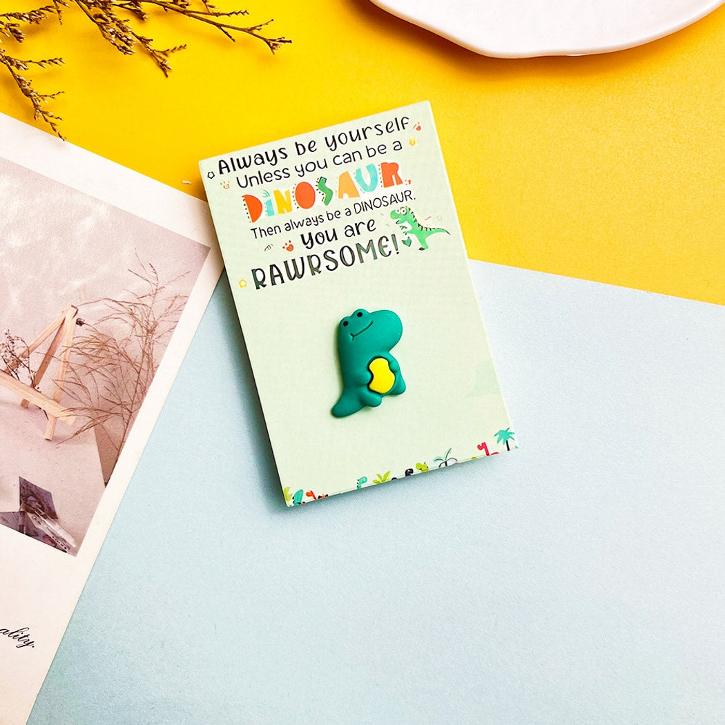 Taphug - Pocket Hug Dinosaur Message Token