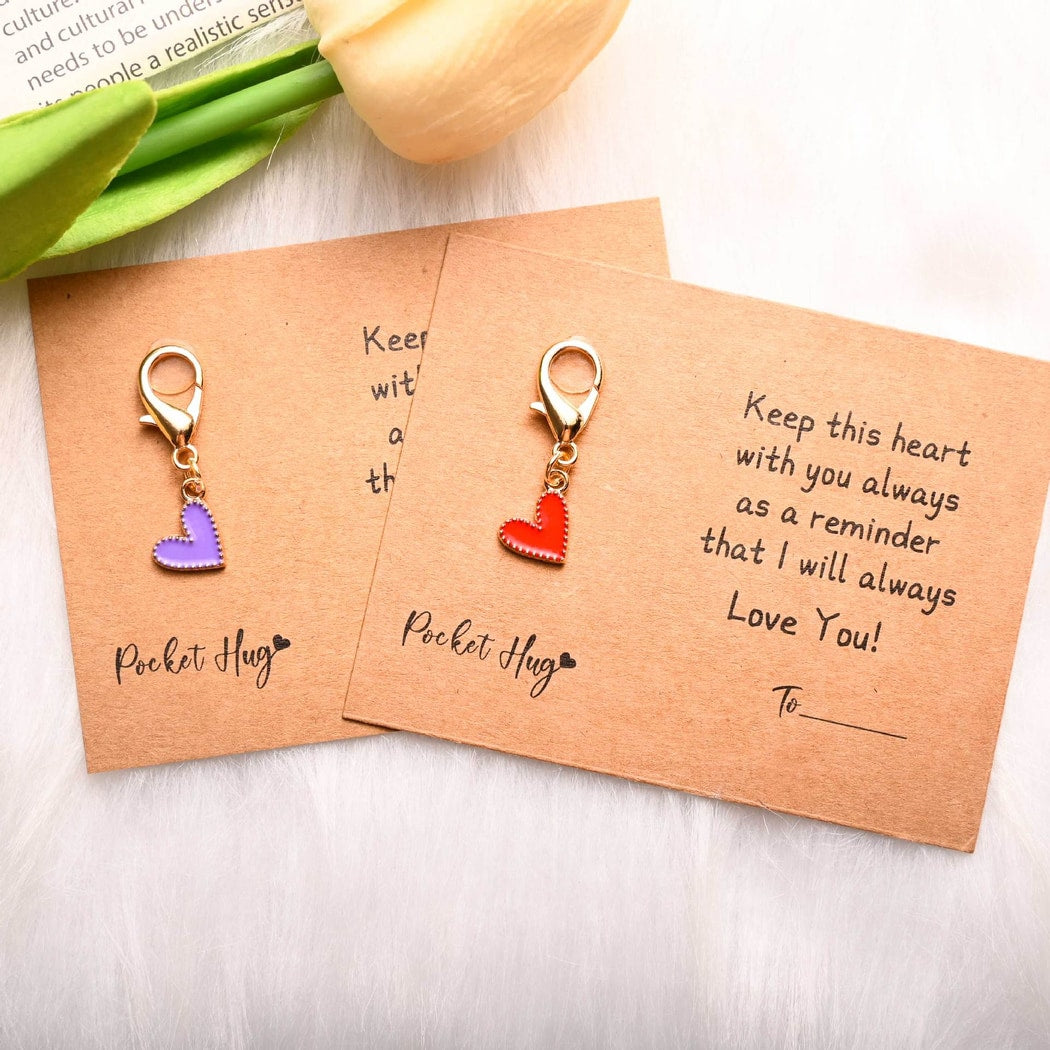 Taphug - Pocket Hug Simple Heart Keychain