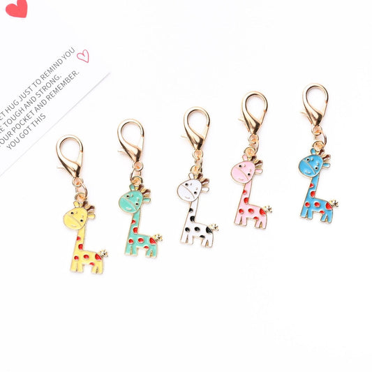 Taphug - Cute Pocket Hug Giraffe Keychain