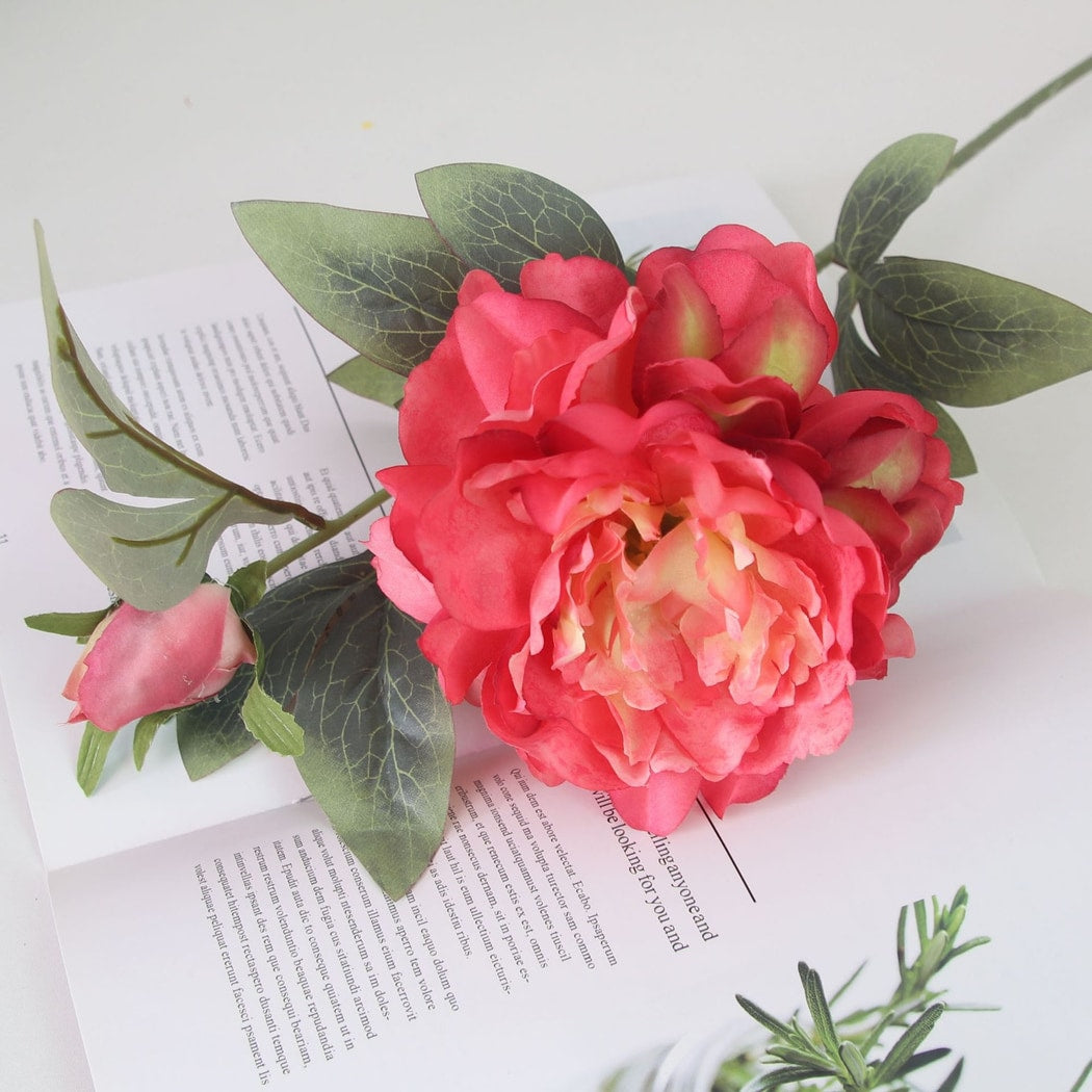 Roselle - Retro Style Artificial Peony Flower