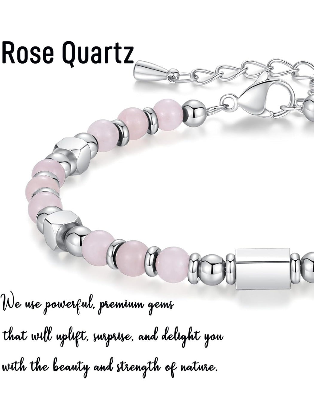 Emora bracelets worn on wrists of a couple holding hands outdoors