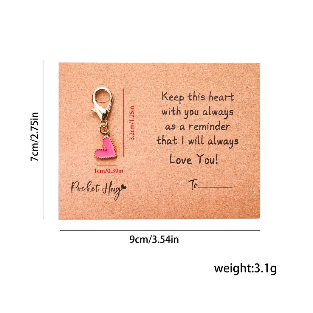 Taphug - Pocket Hug Simple Heart Keychain