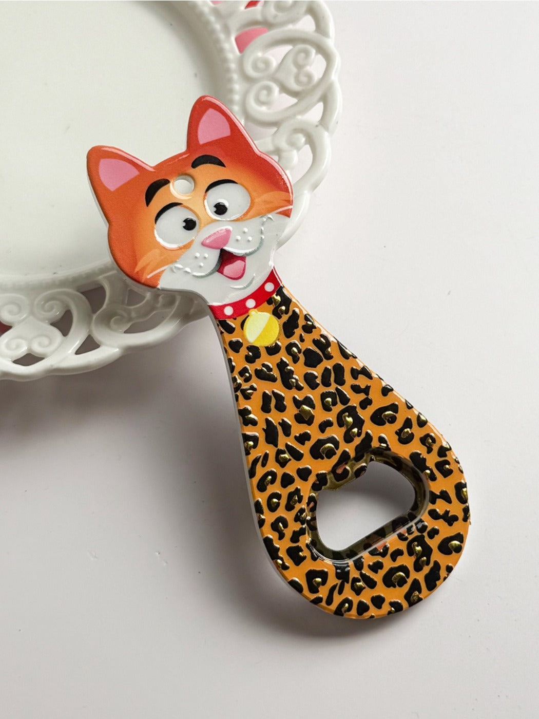 Thimara - Cartoon Cat Head Shape Bottle Opener