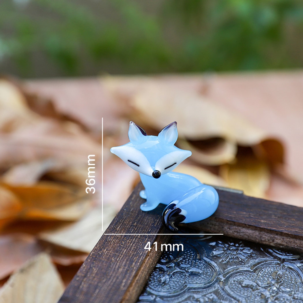 Glasira - Cute Fox Shape Desktop Ornament
