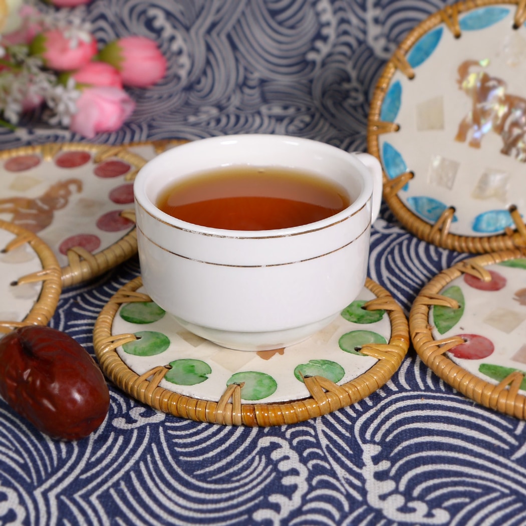 Thimara - Cute Elephant Pattern Round Coaster