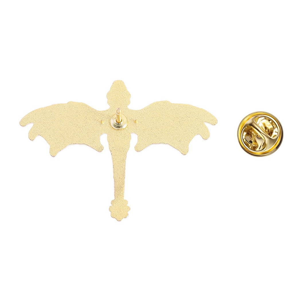 Pinori - Halloween Dark Style Dragon Silhouette Pin
