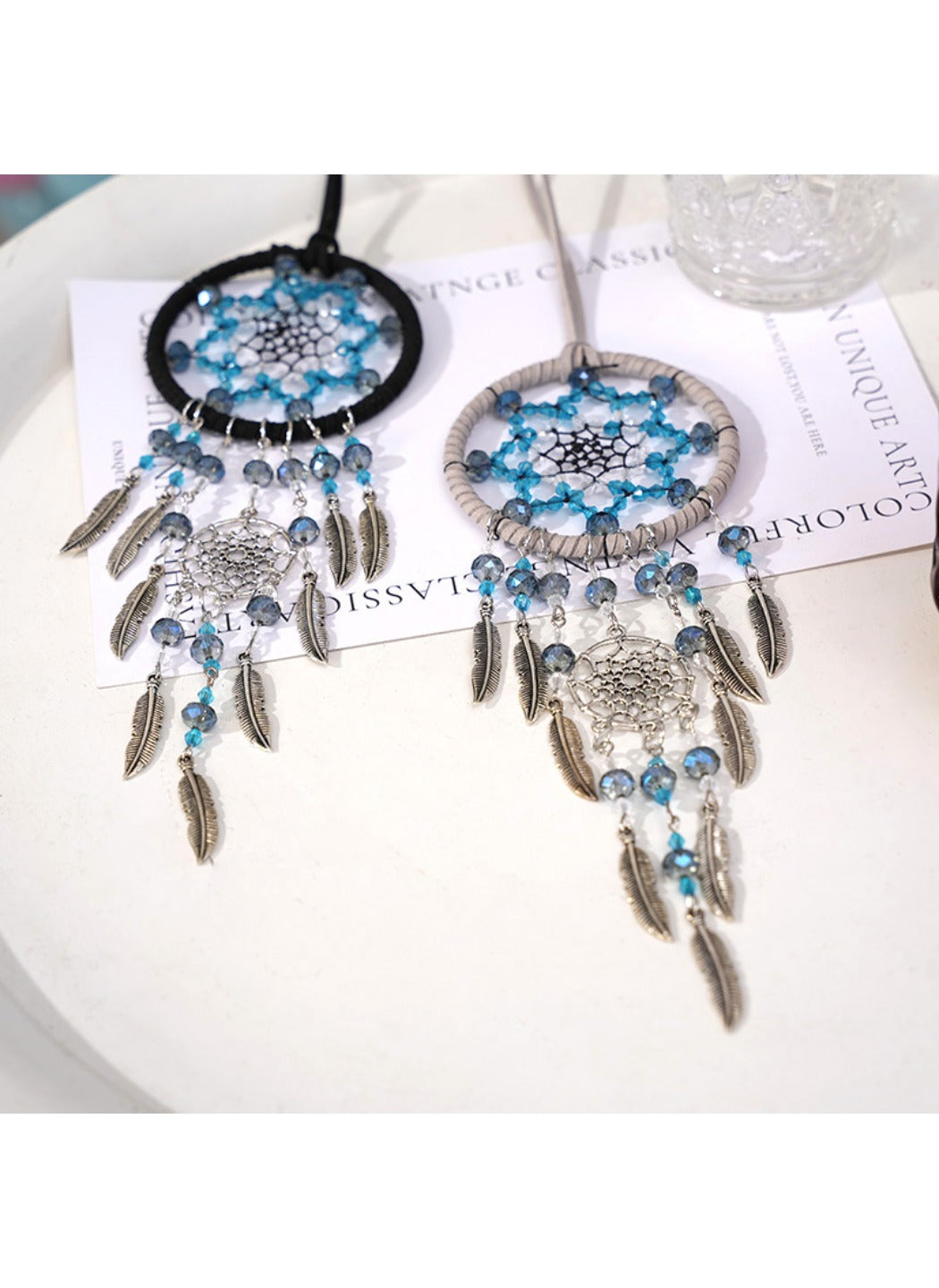 Somnira - Nordic‑Style Mini Dreamcatcher Wind Chime