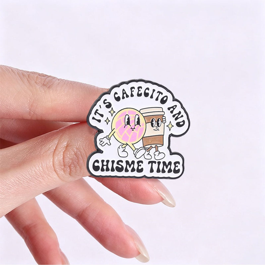 Pinori - Coffee Quote Enamel Pin