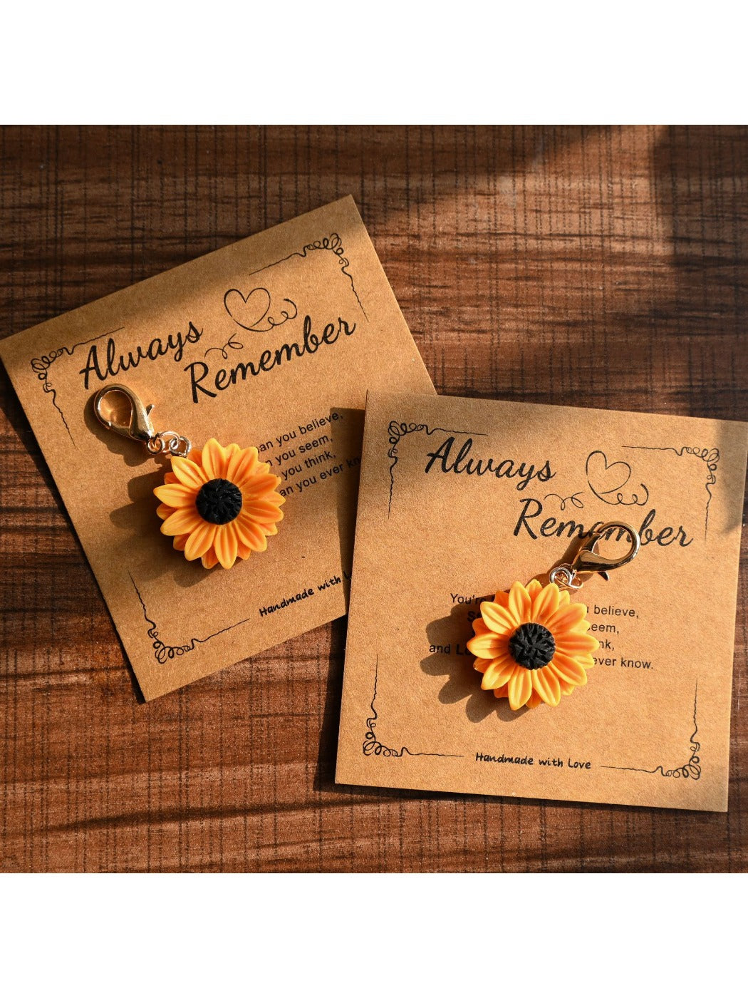 Taphug - Always Remember Daisy Sunflower Keychain