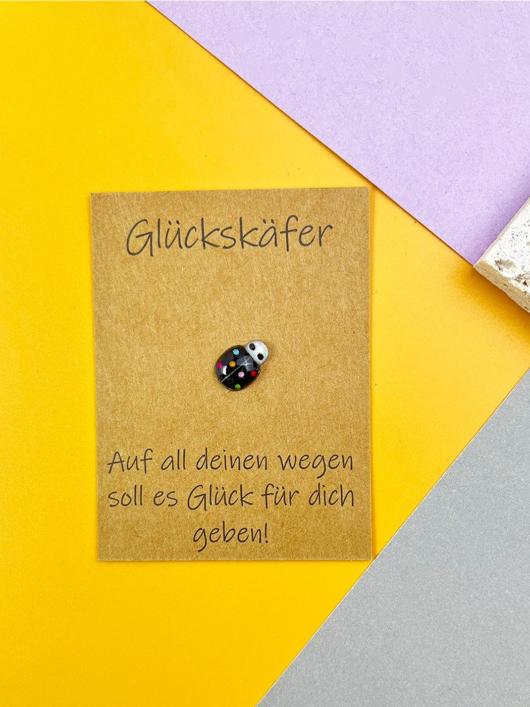 Taphug - Pocket Hug German Blessing Lucky Ladybug pocket hug card and keepsake token view 10