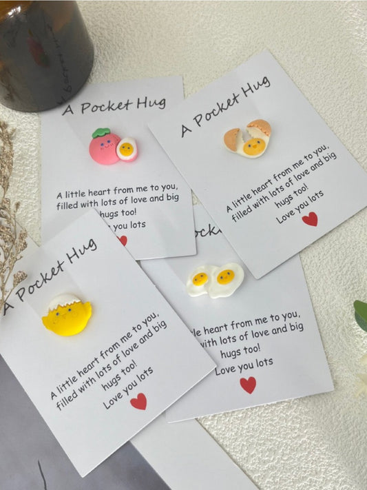 Taphug - Pocket Hug Mini Egg Series pocket hug card and keepsake token