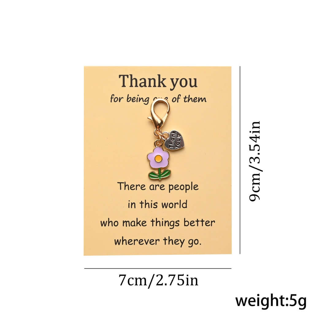 Taphug - Pocket Hug Cute Flower Charm Keychain