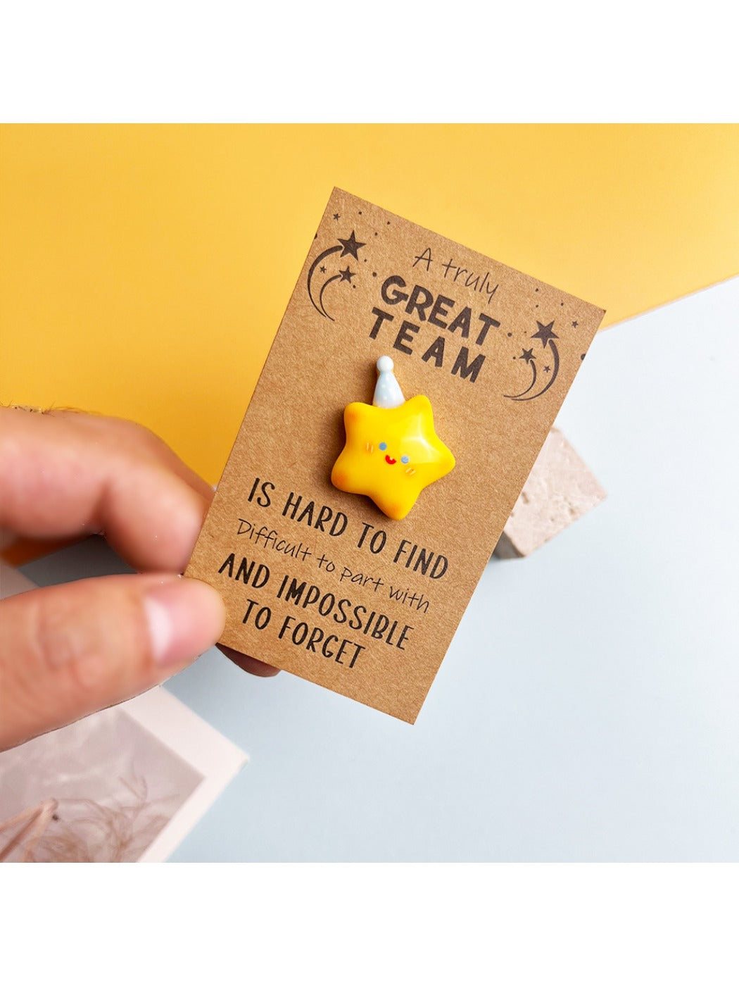 Taphug - Pocket Hug Hat Star Holiday Greeting Card