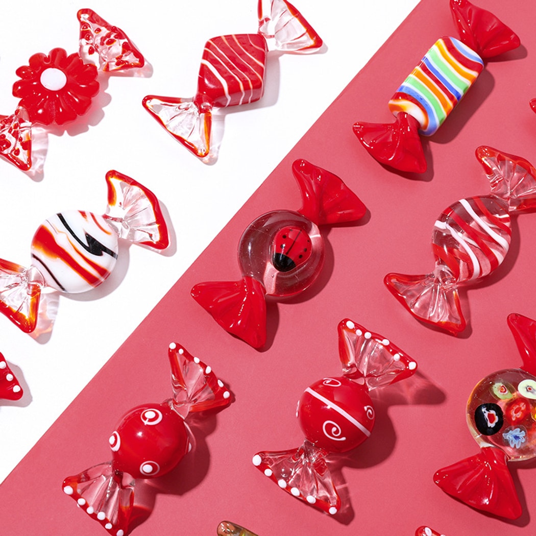 Glasira - Brightly Candy Shape Tabletop Display Ornament