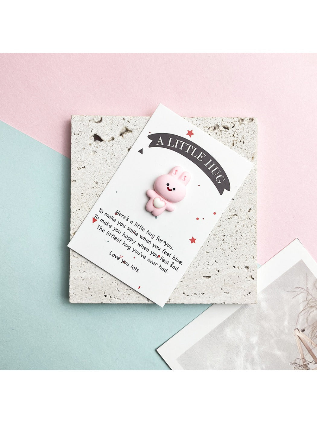 Taphug - Pocket Hug Adorable Animal pocket hug card and keepsake token view 8