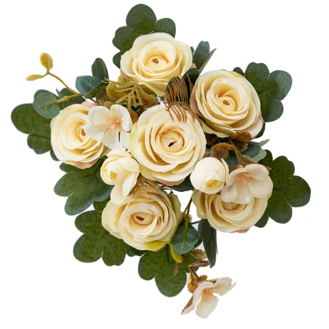 Roselle - Blousy Style Artificial Rose Bouquet