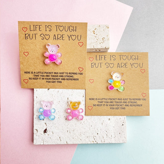 Pocket Hug Rainbow Bear