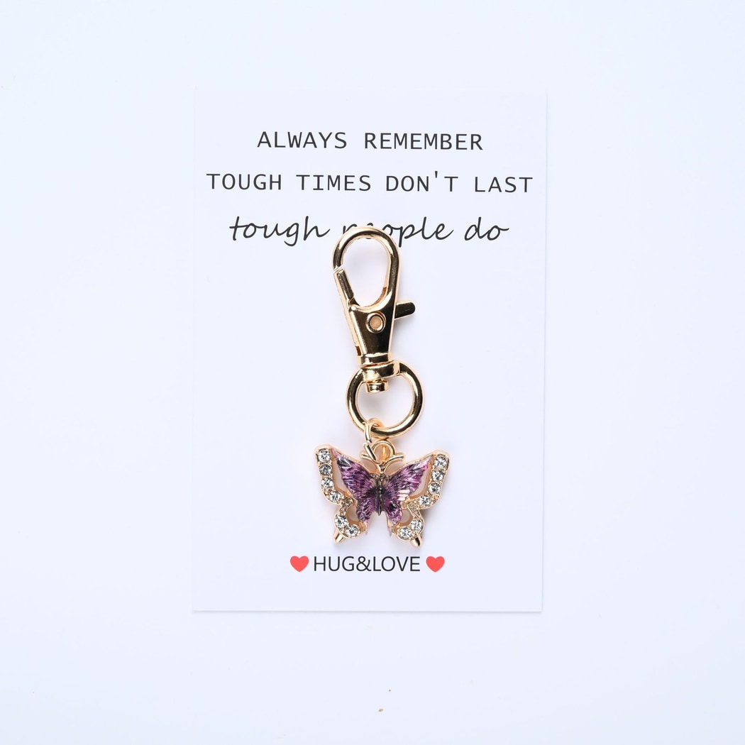 Taphug - Pocket Hug Gradient Butterfly Keychain
