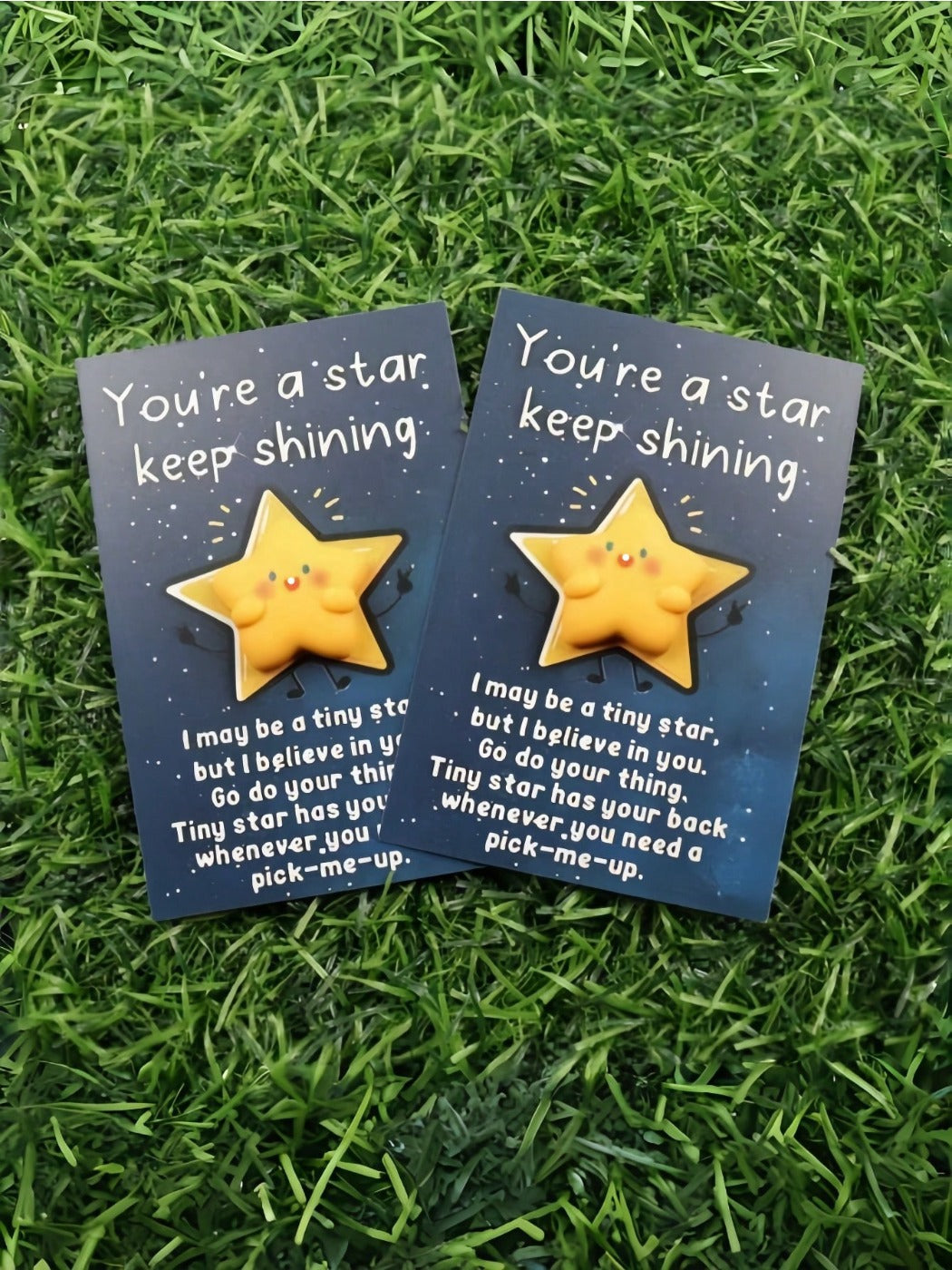 Taphug - Pocket Hug Star You Are A Star Keep Shining pocket hug card and keepsake token view 2