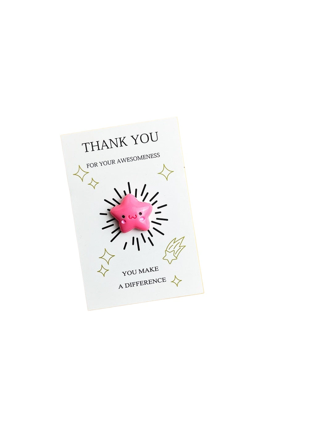 Taphug - Pocket Hug Cute Colorful Star pocket hug card and keepsake token view 6