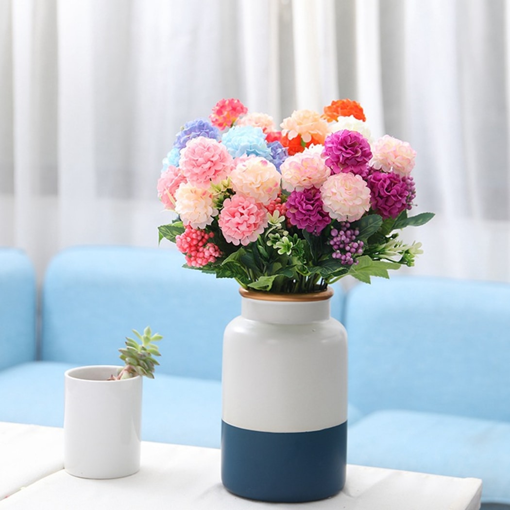Roselle - Romantic Decorative Artificial Hydrangea Bouquet