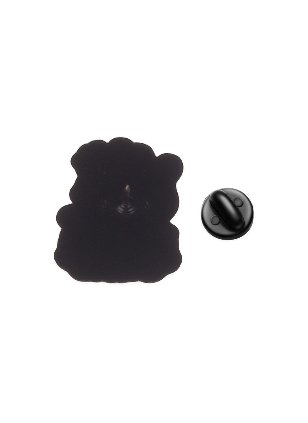 Pinori - Cat Brooch Badge, Cute Cartoon Dream Chasing Black Cat
