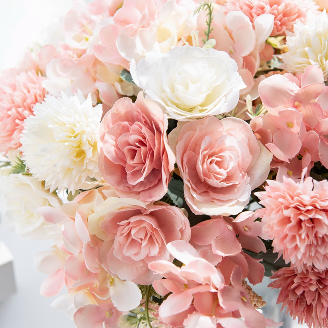 Roselle - Decorative Mixed-variety Artificial Flower Bouquet