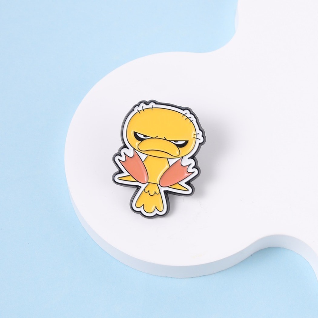 Pinori - Novelty Moody Duck Fashion Pin