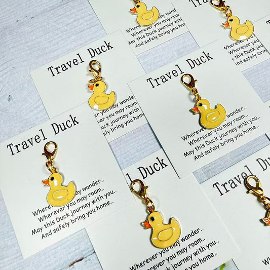 Taphug - Travel Duck Charm Keychain Set