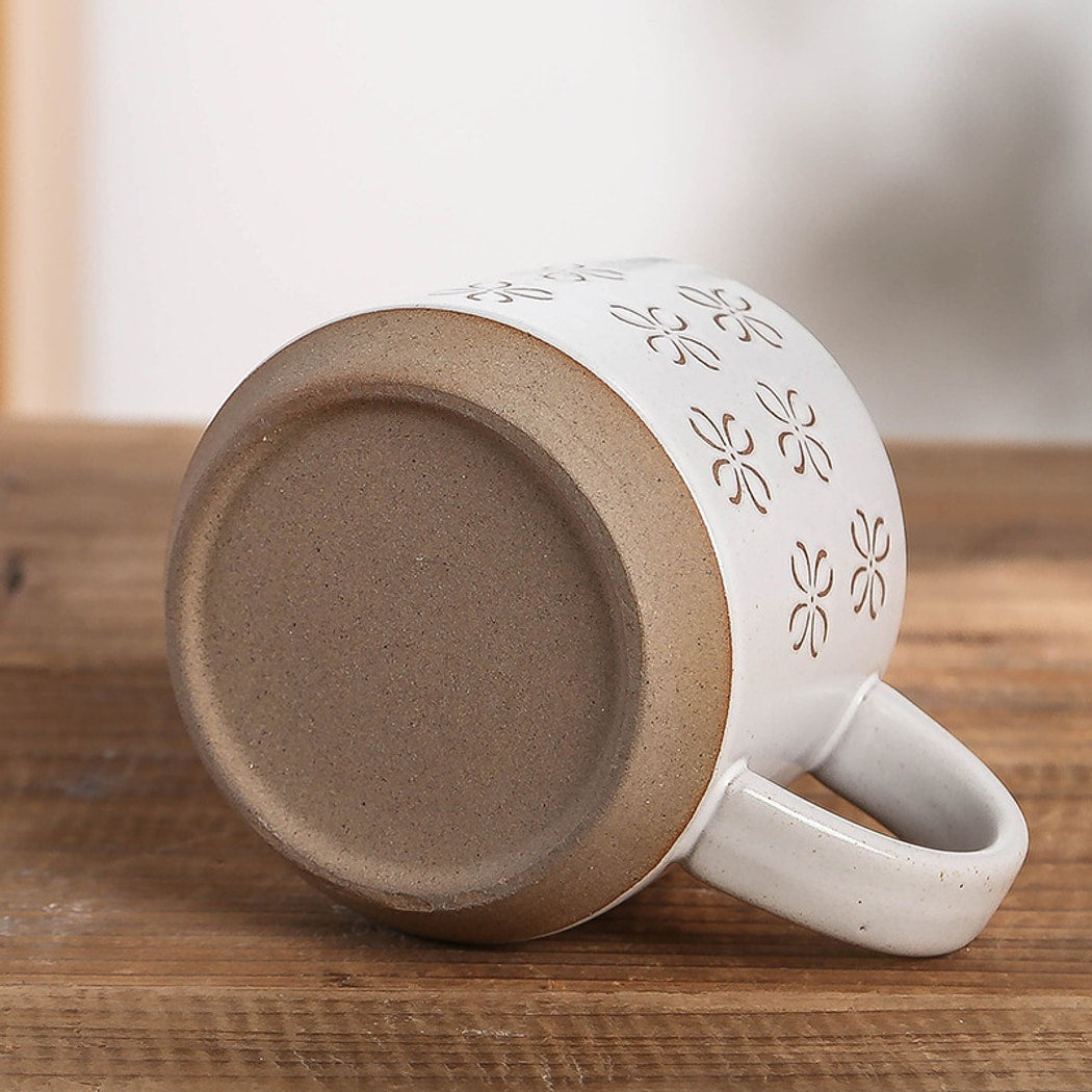 Mivora - Floral and Geometric Patterns Coffee Mug