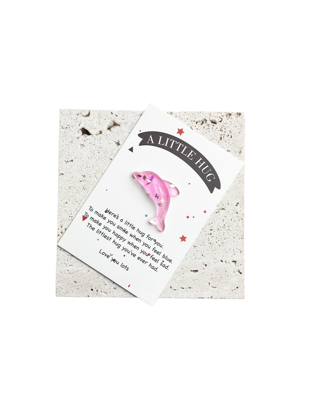 Taphug - Pocket Hug Inspirational Dolphin pocket hug card and keepsake token view 9